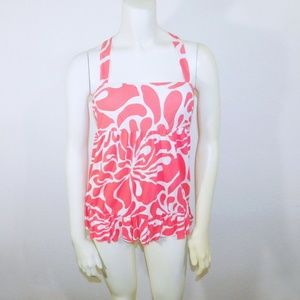 Size Medium New J.CREW Pink Orange Red Top Womens